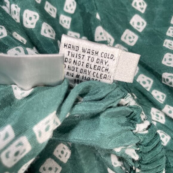 Newport News Wide Leg Jumpsuit Womens Plus 18 Boho Halter Top Open Back Green - Picture 9 of 12